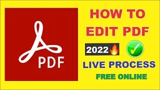 How to Edit PDF file for free || Pdf file ko kaise edit karte hai || how to edit pdf in word | ritik