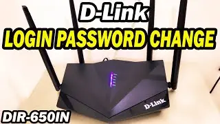 D-Link DIR-650IN Wi-Fi Router Login Name And Login Password Change