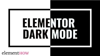 Elementor Dark Mode using Droit Dark Mode ( Update : DON'T BUY. See Description )