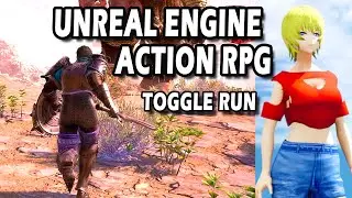 Unreal Engine 5 Action RPG Tutorial | Root Motion Running & Toggle Between Run And Walk | ARPG #2