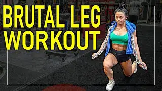 Brutal Leg Workout at Elitefts (IFBB Pro Ivana Ivusic)