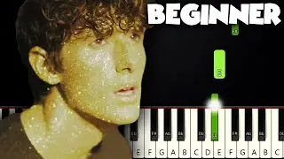 Golden Hour - JVKE | BEGINNER PIANO TUTORIAL + SHEET MUSIC by Betacustic