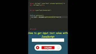 Get input text value in 