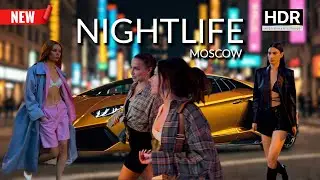 🔥 The CRAZIEST NIGHTLIFE in Moscow 2024! Russian Midnight - City Walking Tour 4K HDR