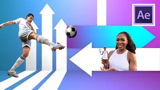 Design Simple Sports Intro in 15min After Effect Tutorial