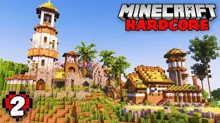 I Built an ENCHANTING LIGHTHOUSE! - Ep.2 - Minecraft 1.20 Hardcore Survival Let's Play