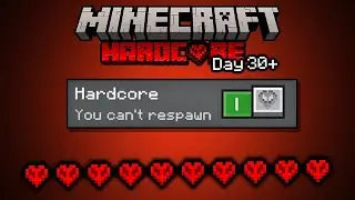 100 Days in Minecraft Bedrock HARDCORE = Pure Insanity (day 30+)