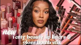 NEW Fenty Lip Liners and Gloss Bomb Stix | So CREAMY!!