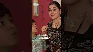 Leader! #leather #tmkoc #trending #comedy #funny #friends #leader #election #electionnews #news