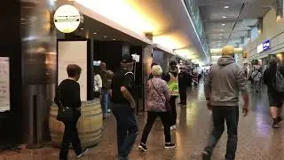 (ANC) Ted Stevens International Airport Anchorage Alaska, Terminals Walk Through.