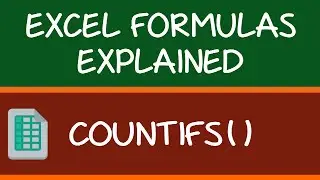 COUNTIFS Formula in Excel