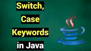 switch and case keyword | control statement | java switch statement | default keyword | switch case