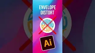 Envelope Distort to Create Amazing Effects in Illustrator #adobeillustrator #illustratortips