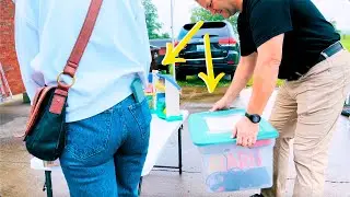 He was SECONDS away from a GARAGE SALE JACKPOT!!!