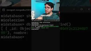 Aprende lo Básico de BASES DE DATOS NoSQL con MongoDB #SHORTS