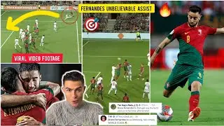 🎯🔥Bruno Fernandes produces Unbelievable Magical assist  for Portugal Vs Luxembourg