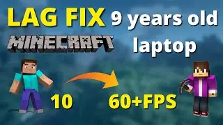 How to Fix Lag in Minecraft Java Edition Tlauncher | Minecraft lag fix | low end pc | 9 years old pc