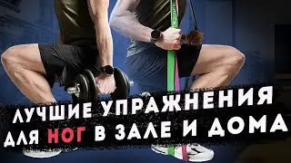 Самые эффективные упражнения для тренировки НОГ в зале, с резинками или с собственным весом