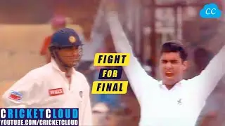 India vs Pakistan Fight For Final | Pepsi Sharjah Cup 1996 !!