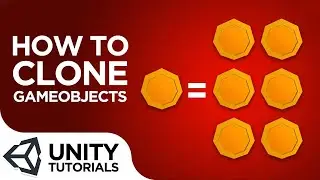 How to make multiple copies (clones) of a GameObject. Unity 2019 beginner tutorial.