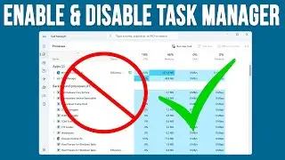 How to Disable (Hide) or Enable the Windows Task Manager as Needed