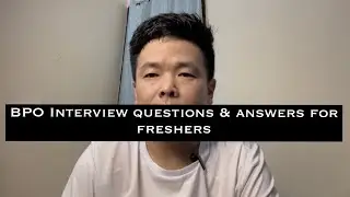 BPO interview questions & answers for freshers - viewers request😊