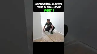 The Secret Tips & Tricks When Installing Floating Floors PART 1 #shorts