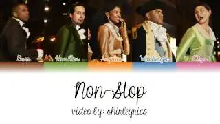 1-23. Non-Stop (Hamilton) - Color Coded Lyrics