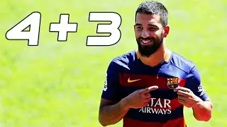 A Crushing 7 goals of the match Barcelona Hercules. Arda Turan Hat-trick