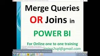 Merge Queries in Power BI | Joins in Power BI