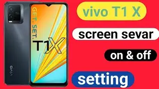 how to vivo screensaver clock and photos setting | vivo t1x screen saver setting