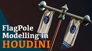 Model a Flagpole in Houdini || Beginner tutorial