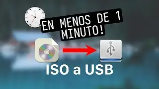 Cómo Crear una USB BOOTEABLE en menos de 1 minuto