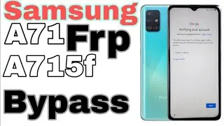 Samsung A71 Frp bypass/Samsung a715 frp remove/Samsung A71/a715f google account remove