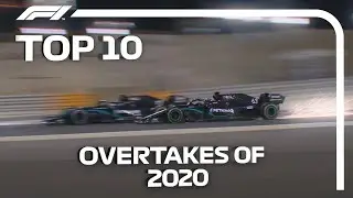 Top 10 Overtakes of the 2020 F1 Season