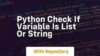 python check if variable is list or string