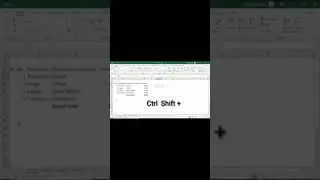 Shortcut Key To Display Insert Dialog Box in Excel