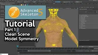 Advanced Skeleton Tutorial - Part 1 Clean Scene, Model Symmetry