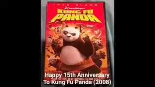 Happy 15th Anniversary To Kung Fu Panda (2008)