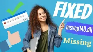 How to Fix MSVCP140.dll Missing in Windows 10, 8, 7 | 2024 | Msvcp140.dll missing | eTechniz.com 👍