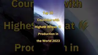 Top 10 Countries with Highest Wheat Production in the World || #shorts #country #wheat