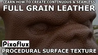 Create a Full Grain Leather Procedural Surface Texture