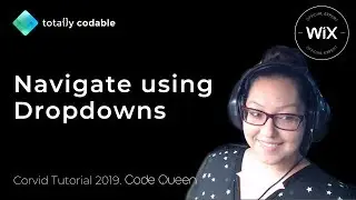Use dropdowns to navigate to another page on Wix -  8 lines of Code