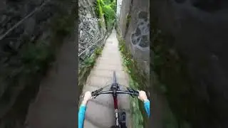 He keeps going on and on 🚲😲 DJI Action 2 🎬 @Mtbtvarabic #mtb #downhill