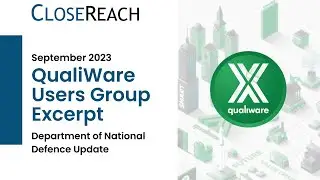 Department of National Defence - QualiWare Users Group September 2023