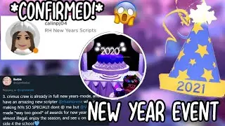 *CONFIRMED* NEW YEARS EVENT 2021 COMING SOON!| Roblox Royale High