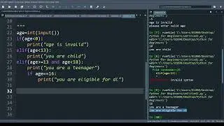 Lesson 16: if , else if , else in python | How to use if, else if and else in python |Nested if