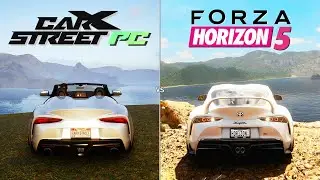 CarX Street PC vs Forza Horizon 5 | Physics and Details Comparison