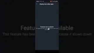 How to turn on/off display over other apps in realme c11 2021