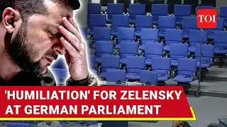 Big Embarrassment For Zelensky At German Parliament; MPs Boycott Speech | 'President Of War'